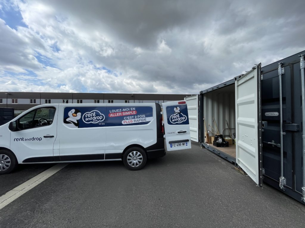 Garez votre véhicule près de votre container