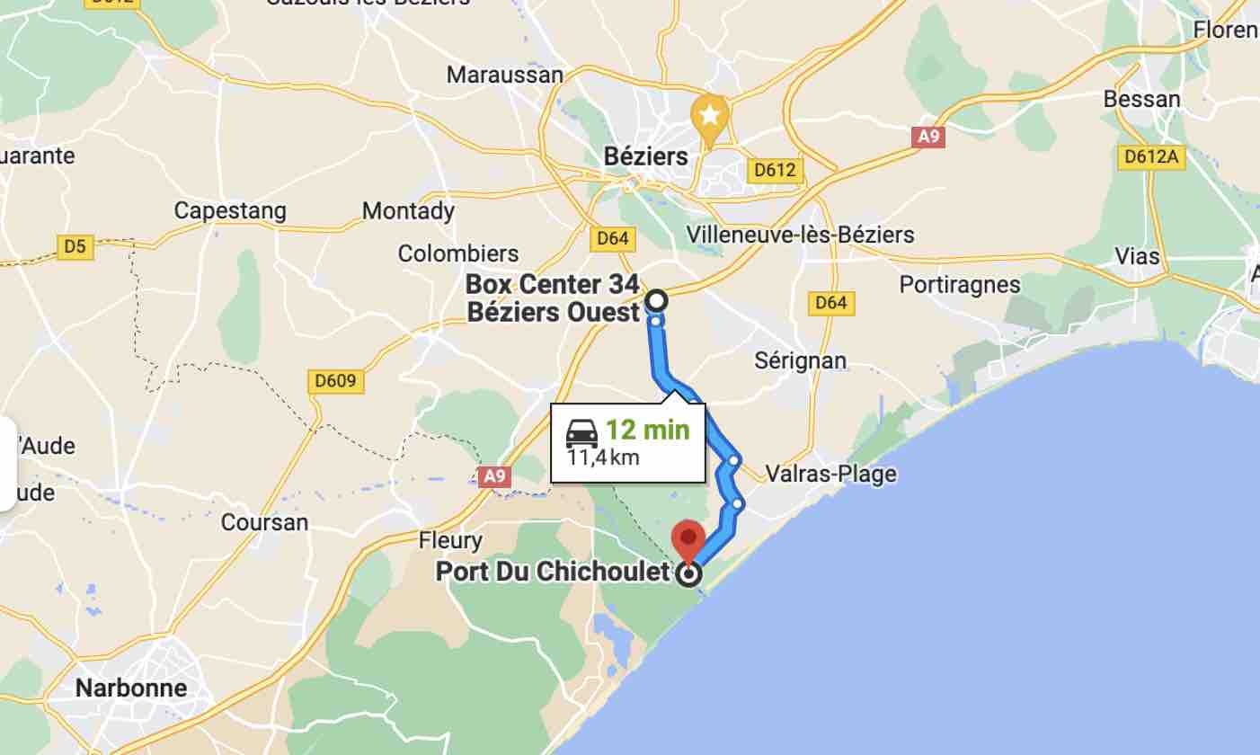 Map Box Center 34 / Port du Chichoulet à Vendres